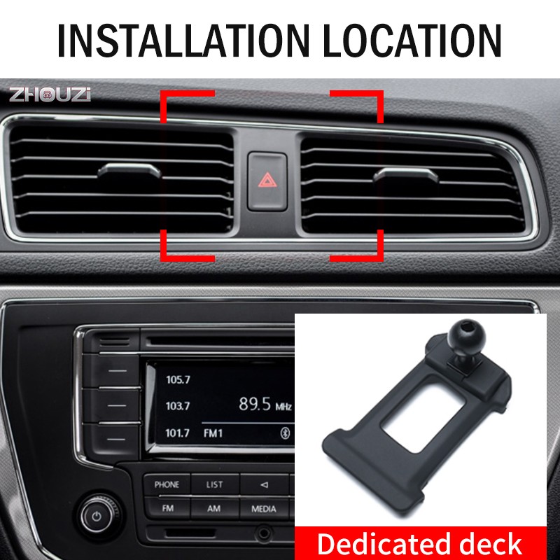 Car Mobile Phone Holder For Volkswagen VW Lavida 2015-2017 Special Air Vent Stand GPS Gravity Navigation Bracket Car Accessories