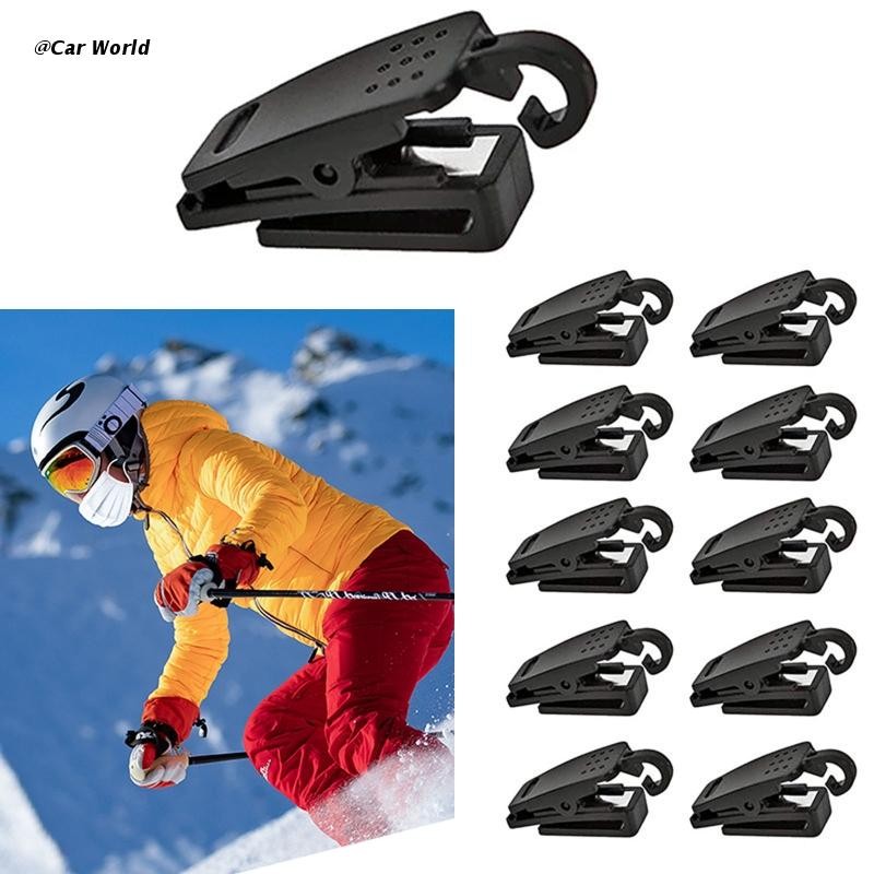 Mask Holder for Ski Helmet Mask Clip Hook Bracket Cycling Skiing Climbing Sports