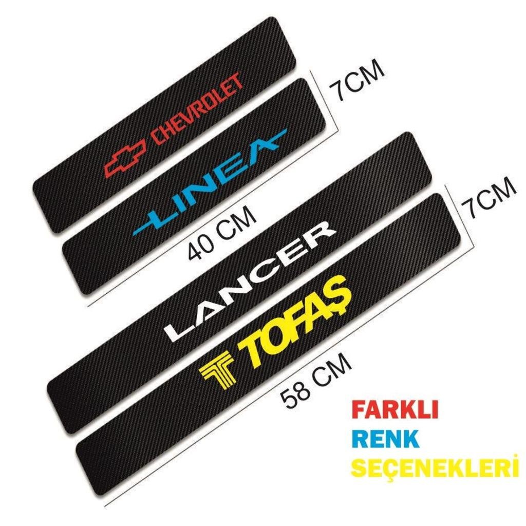 For Ford For Focus Carbon Door Sill Sticker (4pcs)