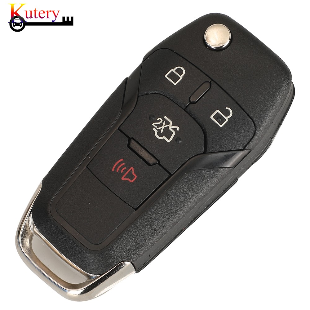 Kootri N5F-A08TAA Folding Remote Smart Car Key for Ford Escort Fusion Transit F150 F250 ID49 PCF7945P Chip 315MHZ 2/3/4 Buttons