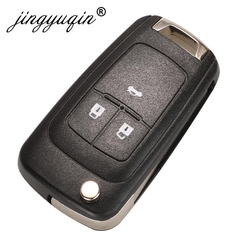 jingyuqin 5pcs/lot 315/433MHz ID46 Chip Remote Control Flip Key For Chevrolet Cruze Aveo Orlando 2010-2015 2/3/4/5 Button Fob