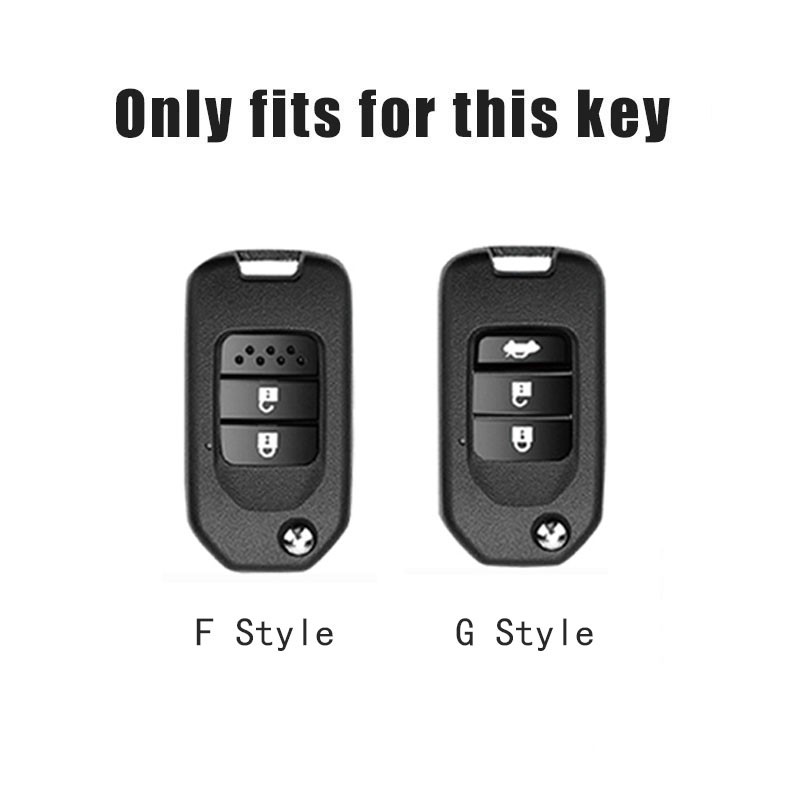 Zinc Alloy Car Key Case Cover Holder Protection For Honda Civic City HRV CRV XRV Crider Odyssey Pilot Fit Accord Vezel Jade 2019