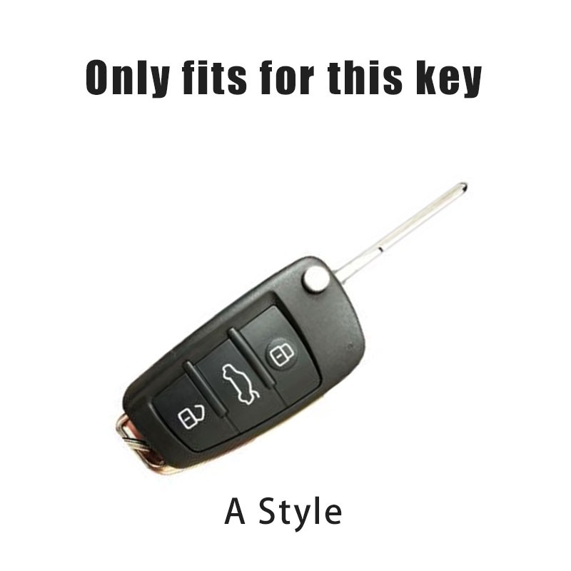 TPU Car Key Cover Case Fob Holder Protection For Audi A3 8L 8P A4 B6 B7 B8 A6 C5 C6 4F RS3 Q3 Q7 TT 8V S3 Automobile Decoration Parts