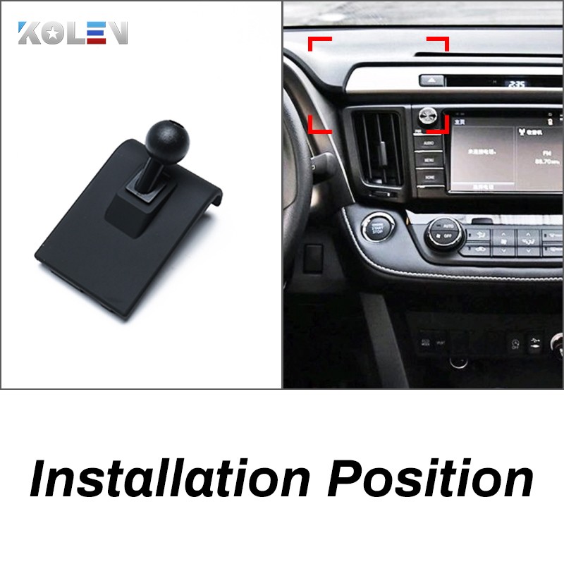 Car Mobile Phone Holder For Toyota RAV4 2013 2014 2015 2016 2017 2018 Gravity GPS Stand Special Mount Vent Navigation Bracket