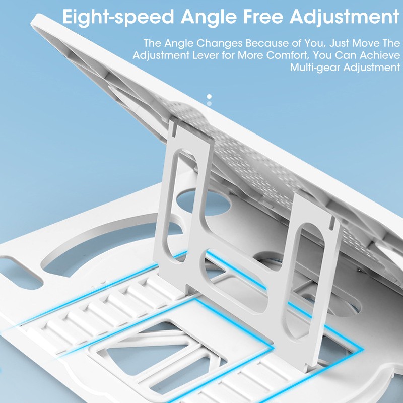 Adjustable Laptop Stand Aluminum Foldable Notebook Support Laptop Base MacBook Pro Stand Portable Bracket Computer Accessories