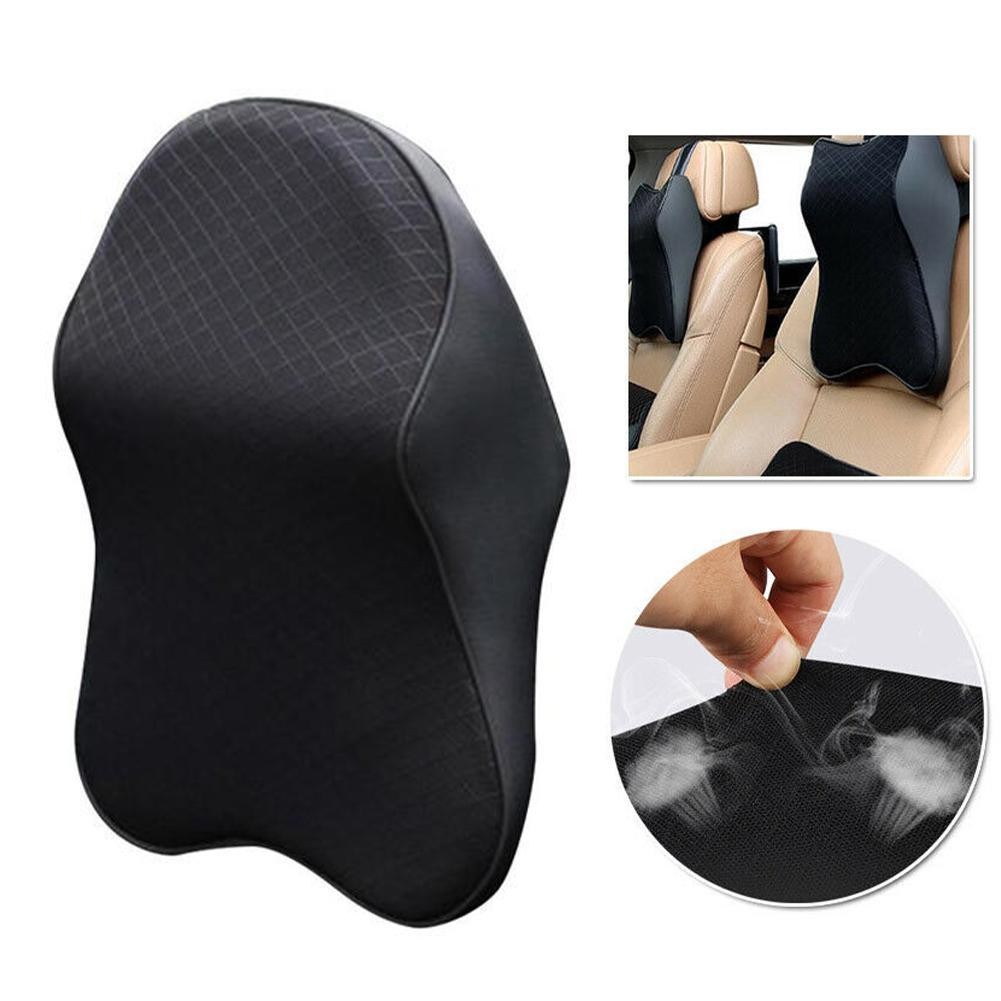 Car Headrest Neck Pillow Memory Foam Headrest Comfortable Car Pillow Lumbar Support Auto Interior Part Four Seasons General