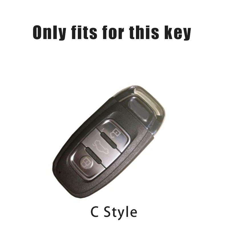 TPU Car Remote Key Case Shell Cover Fob For Audi A6 c6 A1 A3 A4 A5 A7 A8 Q3 Q5 Q7 S3 RS3 RS6 TT 8n Keycase Protection Accessories