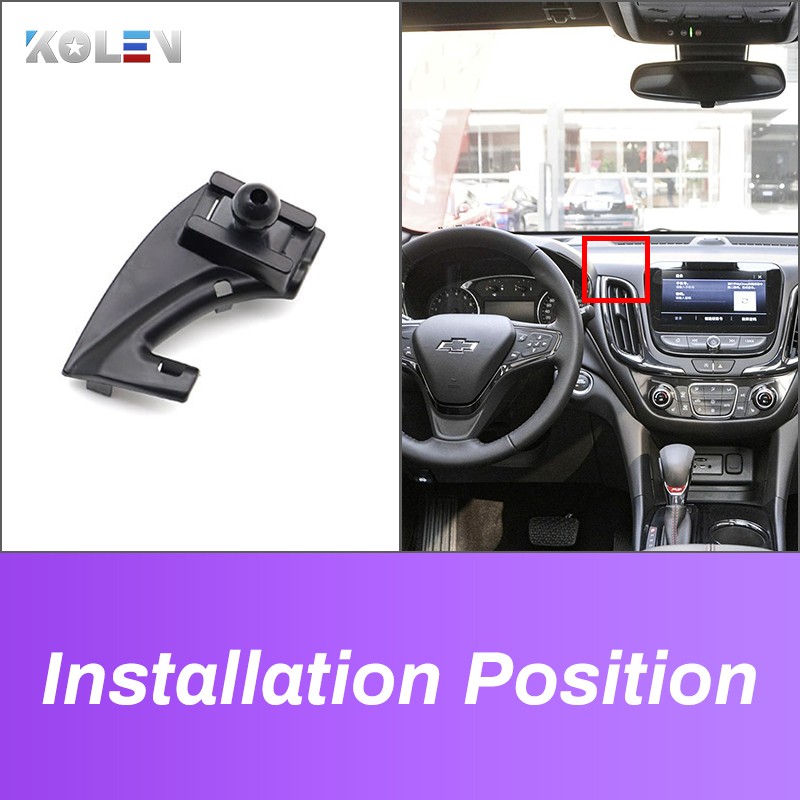 Car Mobile Phone Holder Chevrolet Chevy Equinox 2018 2019 2020 2021 GPS Gravity Standard Navigation Bracket Special Accessories