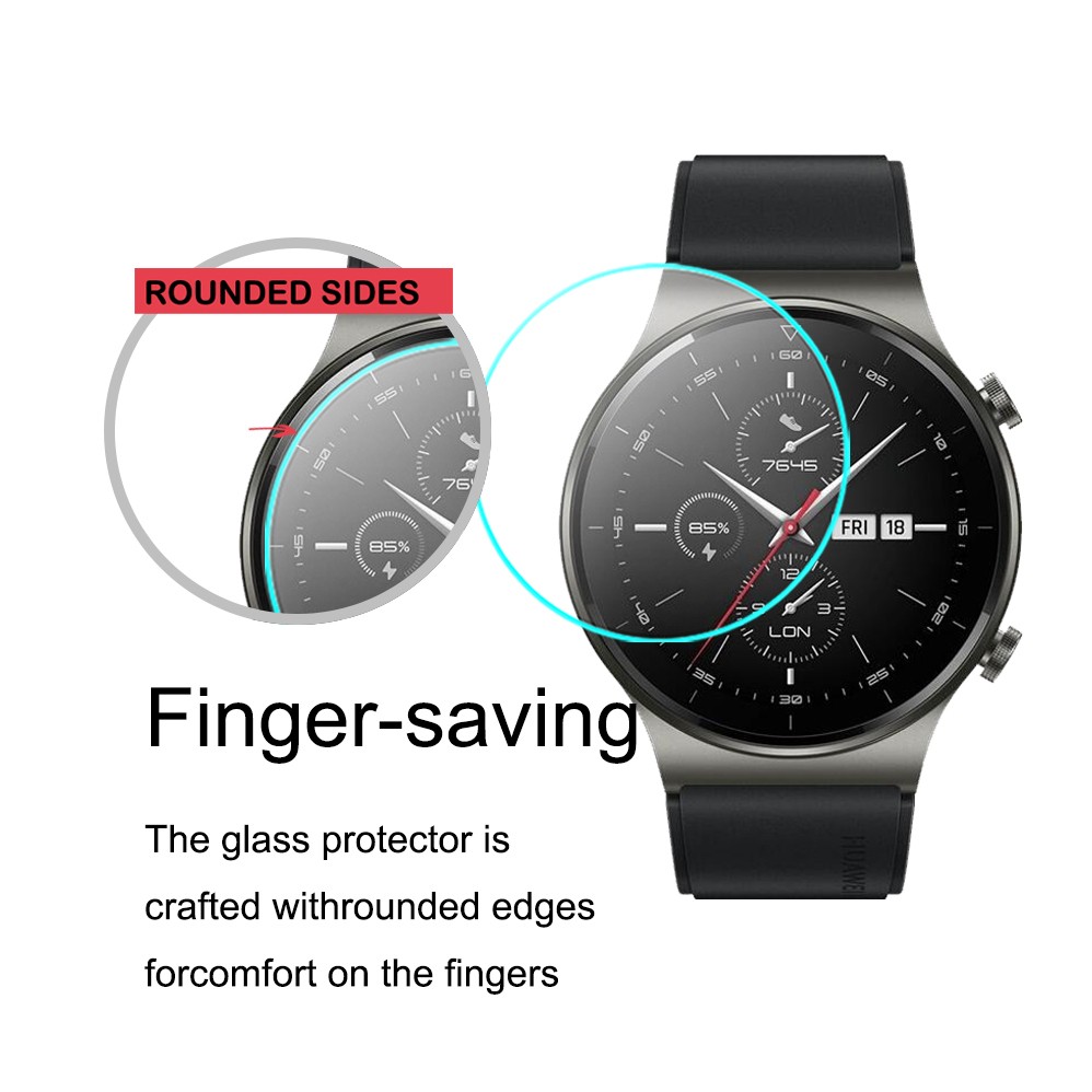 For Huawei Watch GT 2 Pro Tempered Glass Film, Screen Protector Film, Waterproof, Anti-scratch, 2.5D, For GT2 Pro