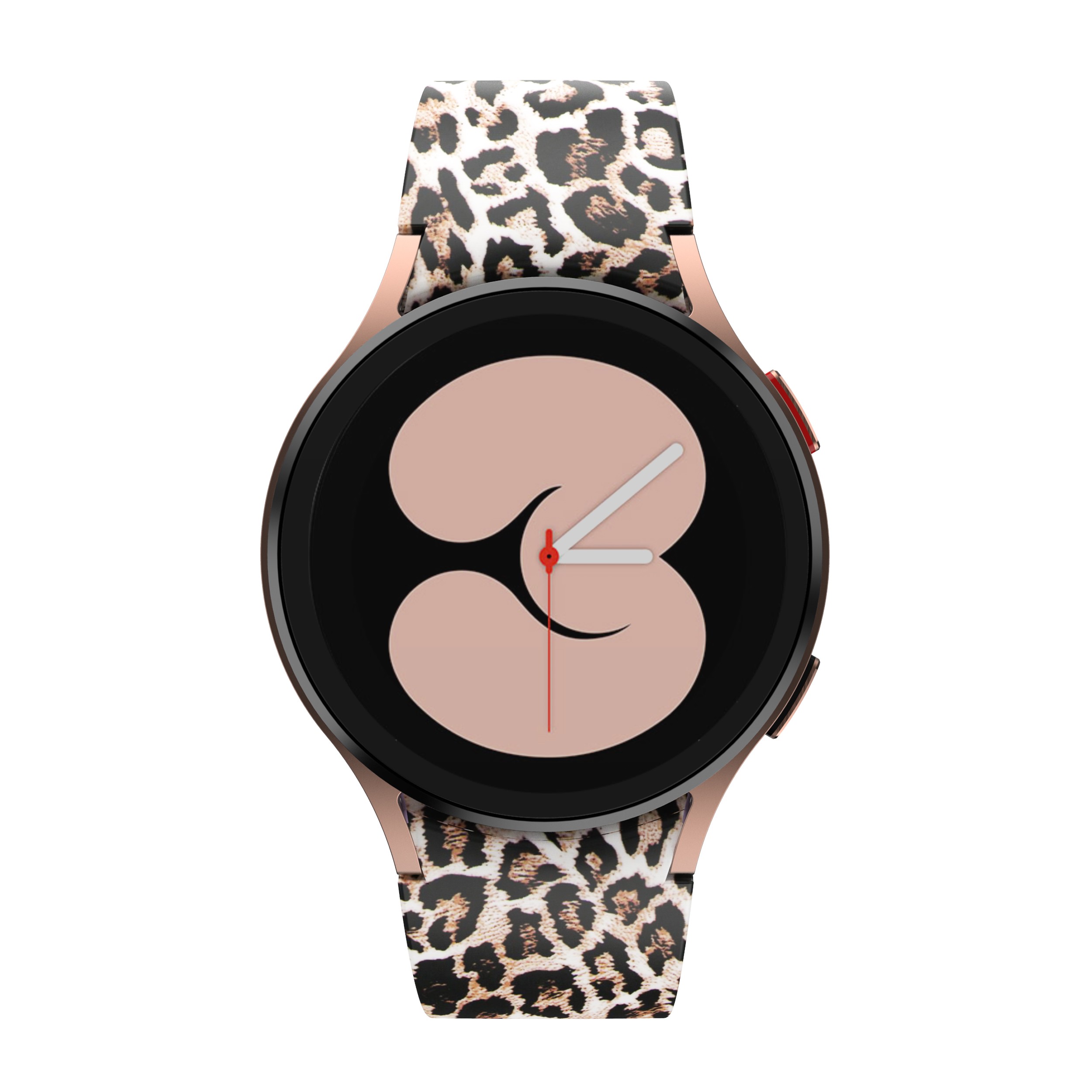 Leopard Print Bands Compatible for Samsung Galaxy Watch 4 Classic 46mm/42mm Watch 4 44mm 40mm Women Men Leopard Style Band