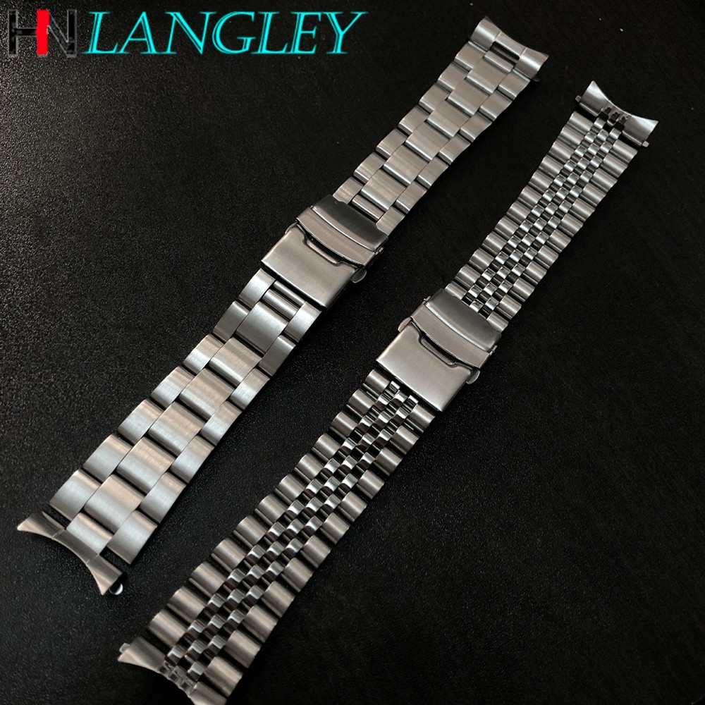 Diver Watch 20mm 22mm Stainless Steel Watch Band for Seiko SKX007 009 Series Replacment Wristband Bracelet Accessories