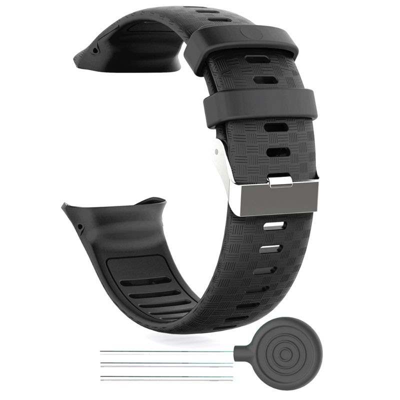 Silicone Watches Safe Band Sturdy Buckle Wrist Strap For Polar Watch Collection