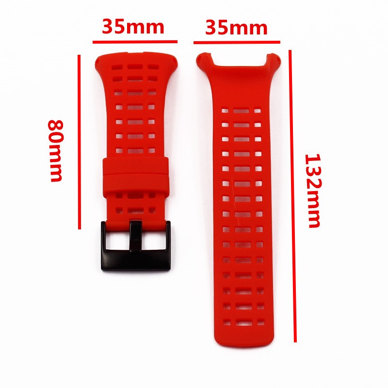 Watch Accessories Silicone Rubber Strap For Suunto Ambit 3 Peak - Ambit 2, Men's Rubber Watch Band