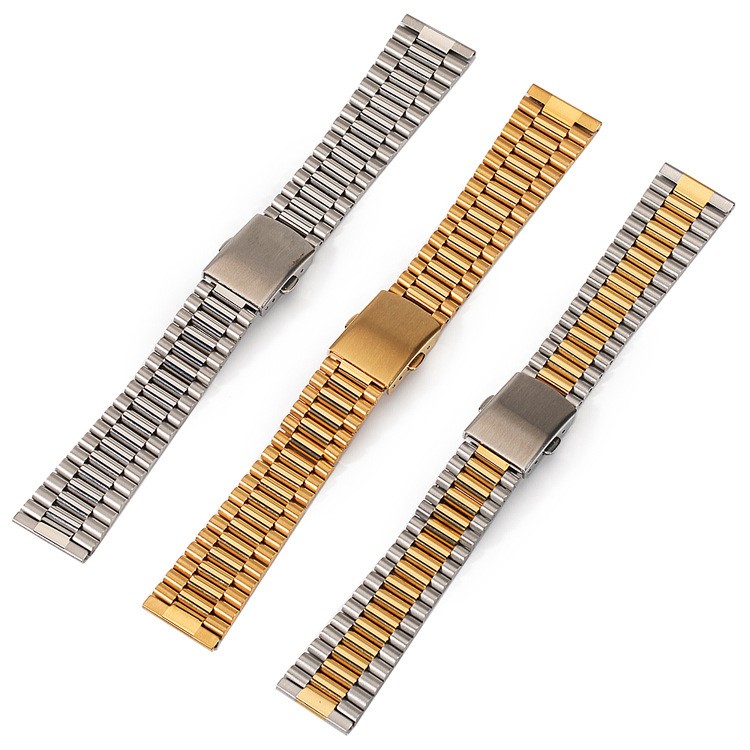 12mm 14mm 16mm 18mm 20mm Stainless Steel Watch Bands Metalwork Replacement Watch Band For Men Women Watch With Tool