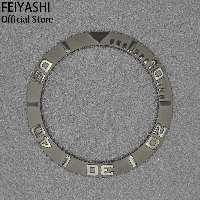 FEIYASHI 38mm Black Ceramic Bezel Insert Men Watches Rings for 40mm Submarine Daytona Yacht-Master Cases Accessories Parts