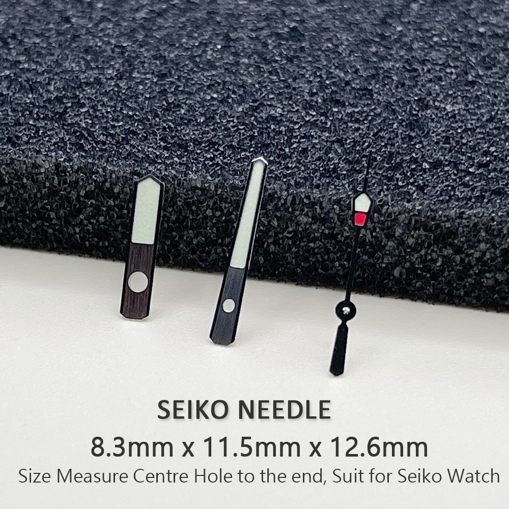 Frosted Steel Hand Watch for Seiko Drivers Watch Strong C3 Luminous Needle Suit for NH35 NH36 Movements SBDX001 SBDC001 SKX007