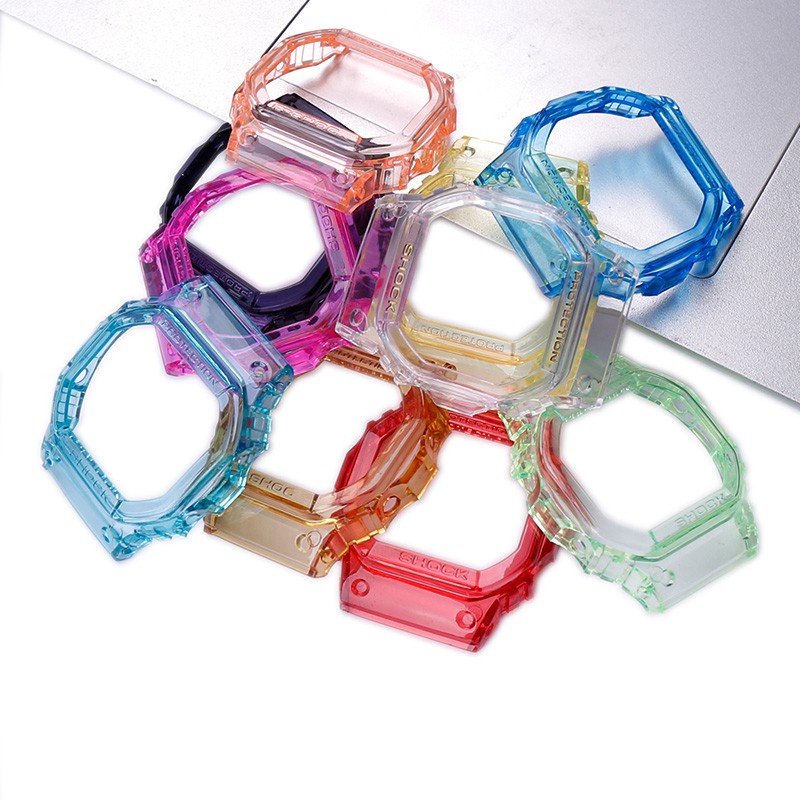 Watch Accessories Men Rubber Color Strap Suitable for Casio G-SHOCK DW5600GW5035 Ladies Resin Waterproof Sport Watchband