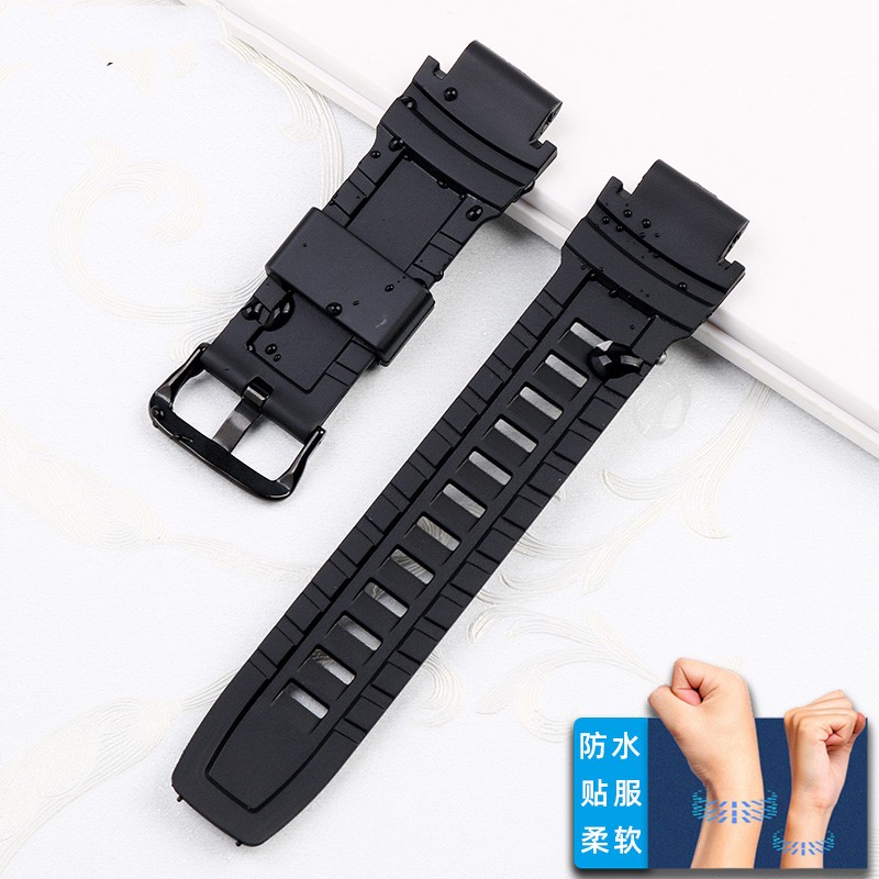 Watch strap suitable for Casio Mountaineering Series PRG-260 / 270 / 500 PRW-3500 / 2500 / 5100 silicone strap 18mm