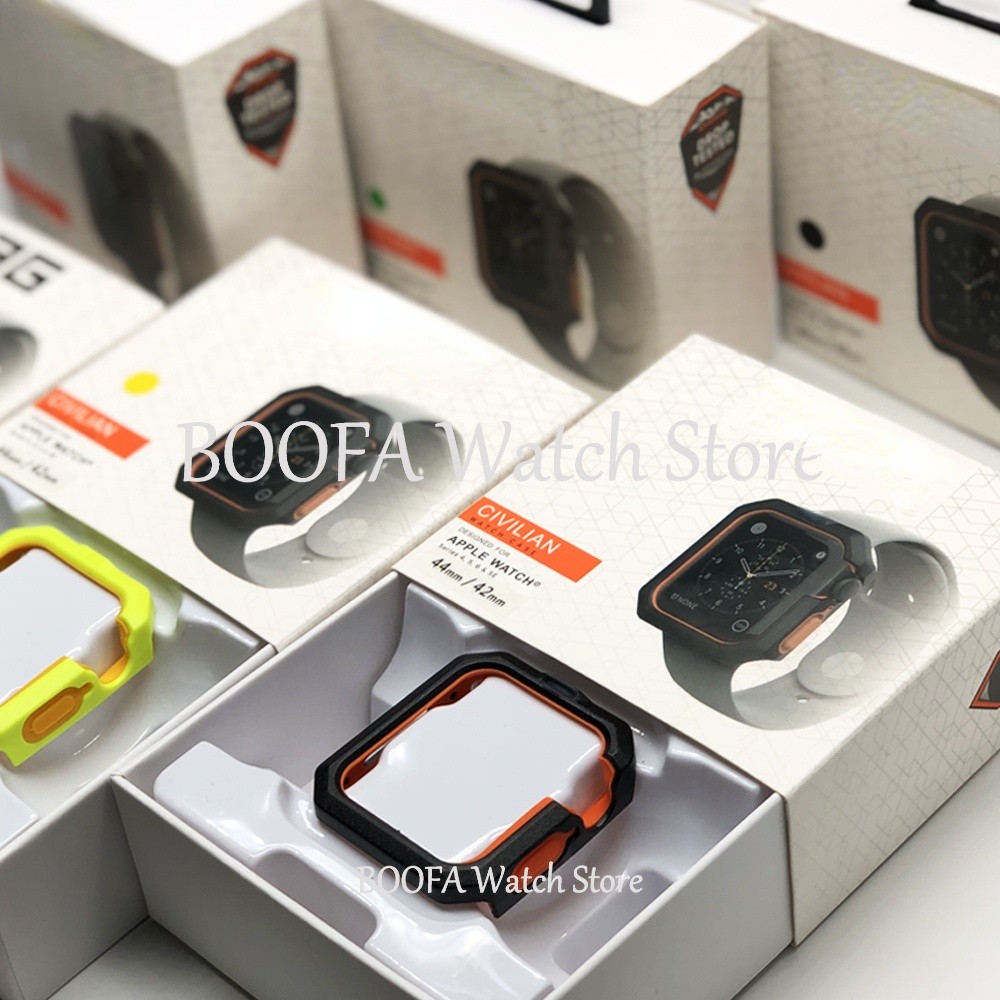 Protective Case For Apple Watch Cover Series 7 6 SE 5 4 3 2 38mm 42mm For Iwatch 6 5 4 41mm 44mm 45mm Tempered Bumper Glass Case