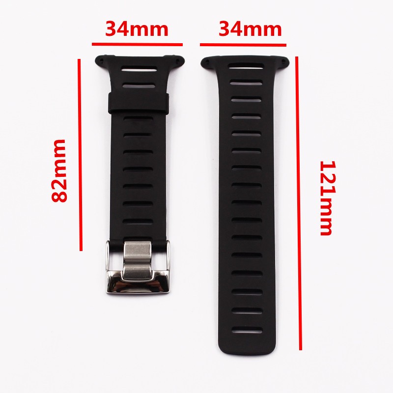 SUUNTO T Series SUUNTO T T1 T1C T3 T3C T3D T4C T4D Watch Accessories Silicone Rubber Strap