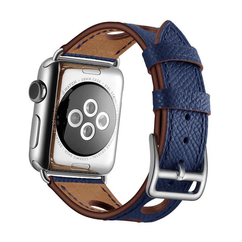 باند لآبل ووتش سلسلة 3 38 مللي متر 42 مللي متر لينة ثلاثة ثقوب جلدية للماء حزام ل iwatch سلسلة 4 5 6 SE 7 44 مللي متر 40 مللي متر 41 45 مللي متر