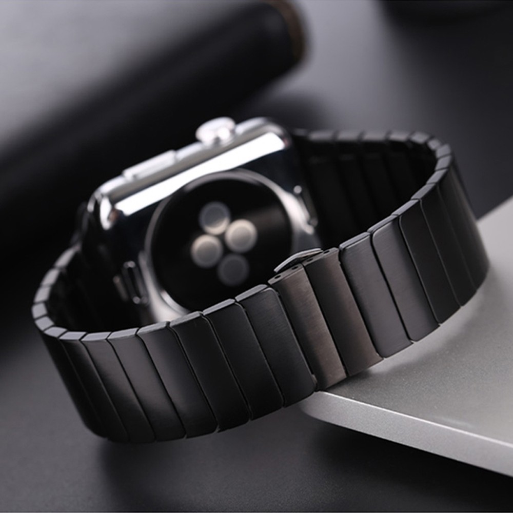 Stainless Steel Strap for Apple Watch Band 45mm 44mm/42mm 41mm 40mm 38mm Link Bracelet iwatch Apple Watch Series 5 4 3 SE 6 7