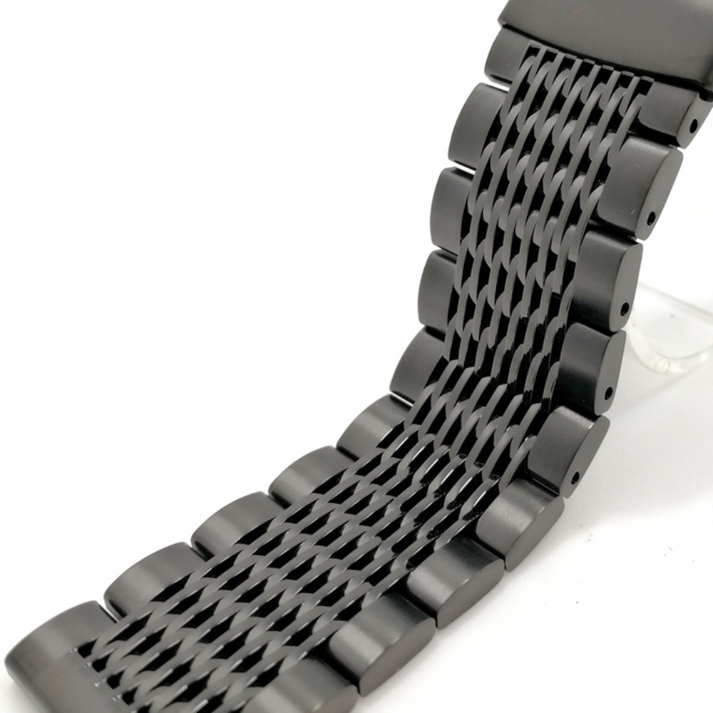 Luxury 22/20/24mm Solid Milan Link Stainless Steel Watch Band Folding Clasp Safety Watches Strap Bracelet Replacement