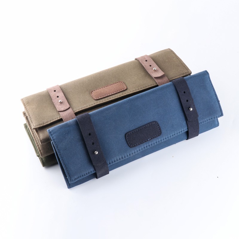 Canvas Nylon Oil Wax Watch Pouch Bag Tools Wristwatch Holder Organizer Portable Military Watches Jewelry Display 007 Waterproof