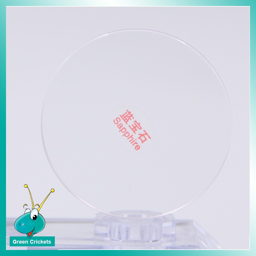 High quality sapphire watch glass replacement part 32.7mm x 2.7mm sapphire watch glass for Casio MDV-106