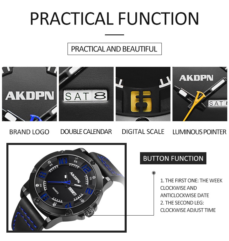 2021 Fashion Men Quartz Wrist Watches Male Clock PU Leather Creative Watches Relogio Masculino Unique Wristwatches