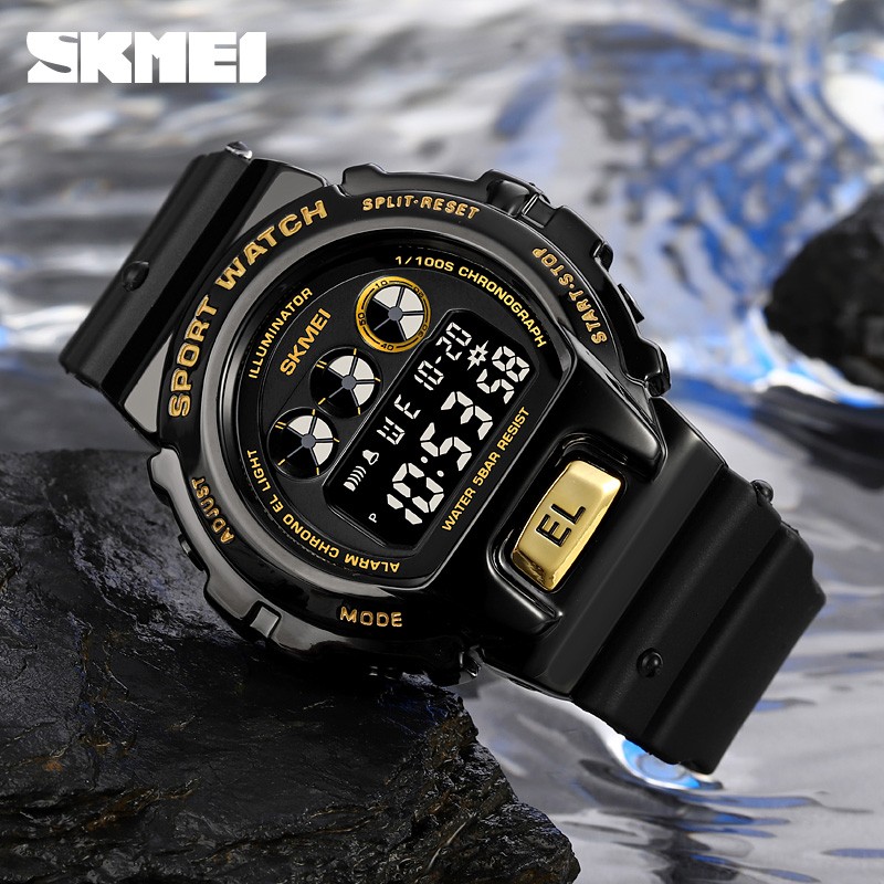 Original Electronic Watch Mens Luxury Outdoor Sports Digital Watches Top Brand SKMEI Men's Wristwatch Led Countdown Alarm Clock