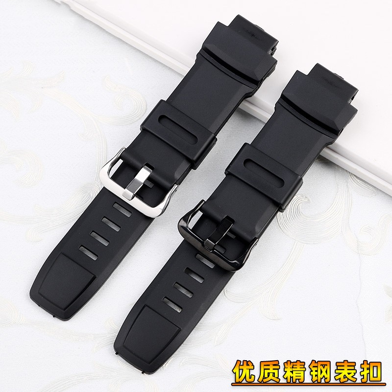 Rubber Wrist Strap For Casio PROTREK PRG-260/270/550/250 PRW-3500/2500/5100 Replacement Black Bracelet 18mm Silicone Watches