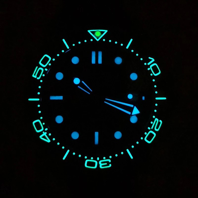 NEW HOT 20BAR 200M Water Resistant Blue Wave Japanese Watch Mechanical Automatic Watch SMP Style Sapphire Crystal Luminous