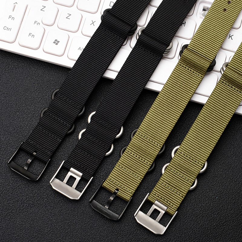 Nylon watch strap 22mm 23mm watch band waterproof sport for Luminox watchbands NATO black strap fashion bracelet for men strap