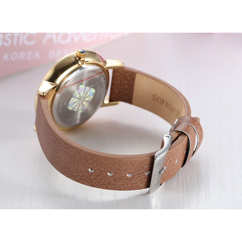 Women's Watch Retro Simple Japan Quartz Watches Big Big Top Fashion Dress Bracelet Girl Genuine Leather Birthday Gift Julius No Box