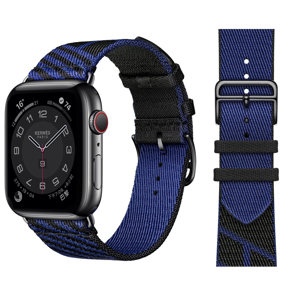 Nylon Strap for Apple Watch Band 44mm 45mm iWatch 38mm 42mm 44mm Jump One Round Bracelet for Apple Watch 7 6 5 4 3 SE