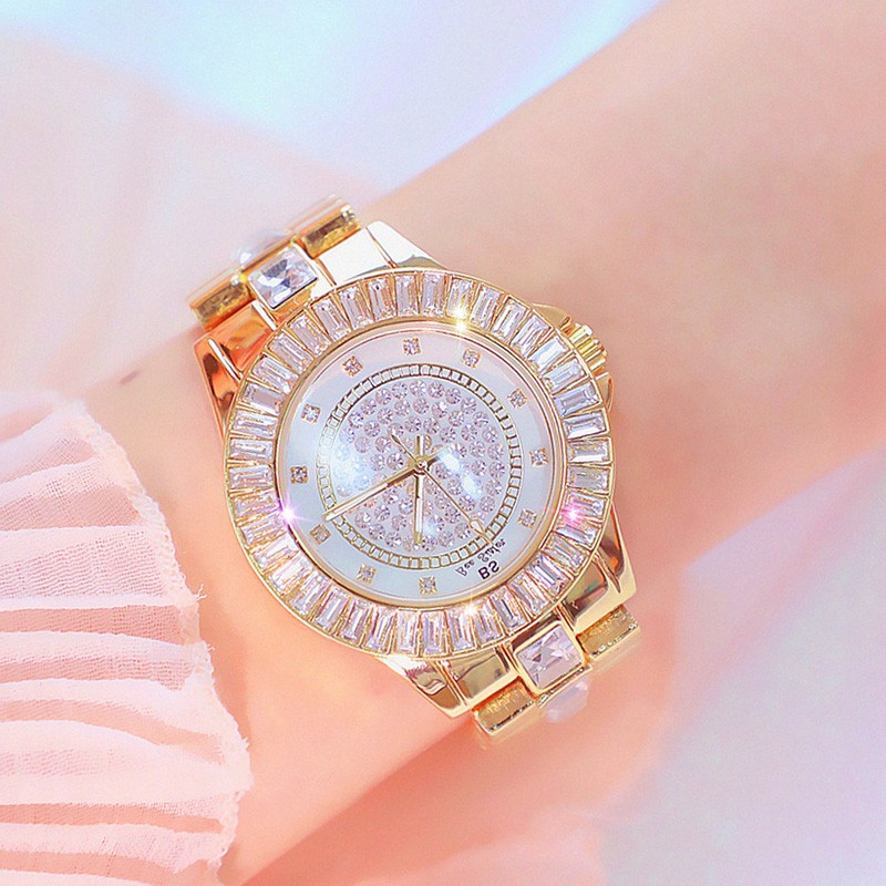 2022 Diamond Watches Women Famous Brand Fashion Ceramic Wristwatches Women Ladies Stainless Steel Female Clock Relogio Feminino