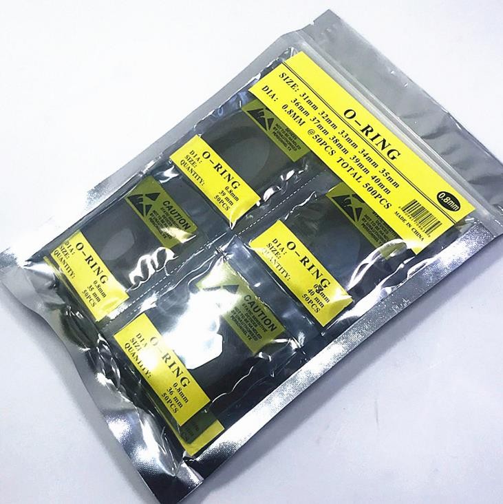 Pack of 500pcs to 900pcs Waterproof Watch Case Back Gasket O Ring 0.5mm 0.6mm 0.7mm 0.8mm 0.9mm Thickness W8697