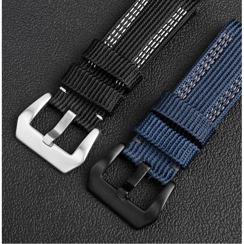 Thick Nylon Watch Band For Men's Watch Canvas Leather Business Watches