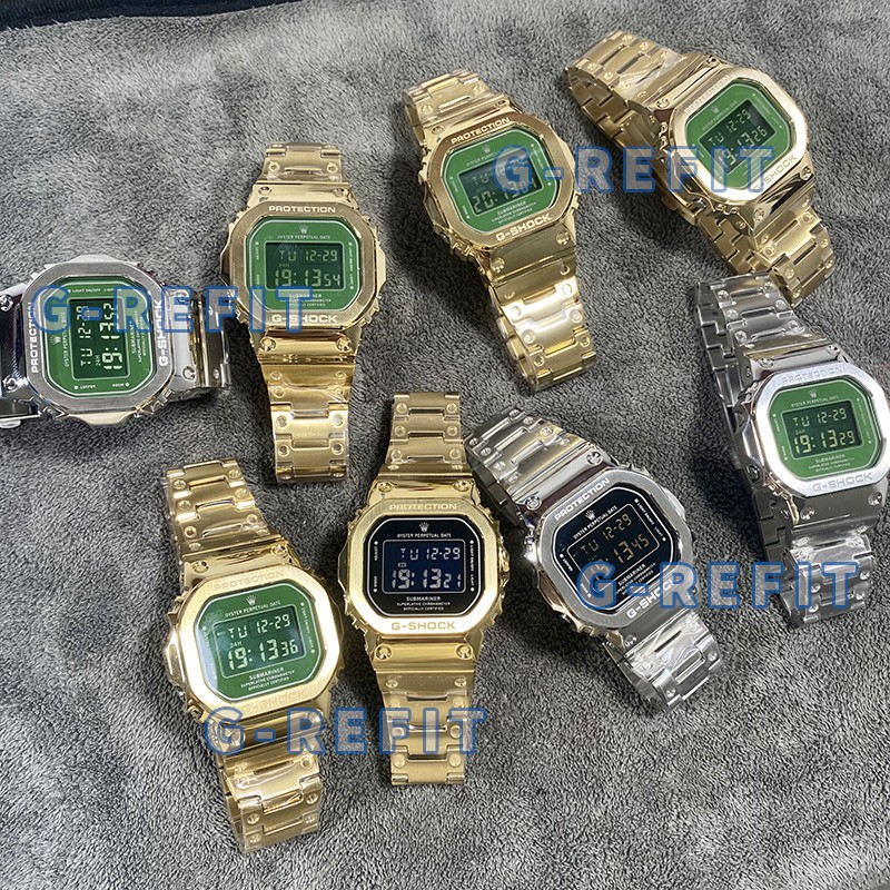 G-Refit dw5600 gw-b5600 gb5600 gwx5600 dw5025 regeneration effect GMW-b5000 watch lens sapphire watch lens matching strap bezel