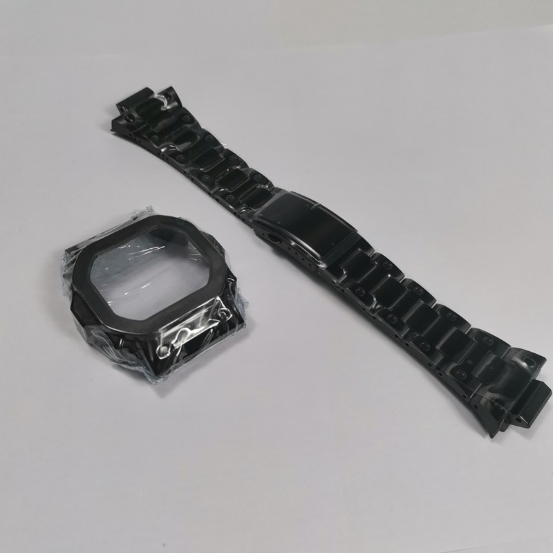 GX56 316 Stainless Steel Watches and Bezel for GX56BB GXW-56 Metal Band Bezel Pro Style Frame with Black Retro Tools