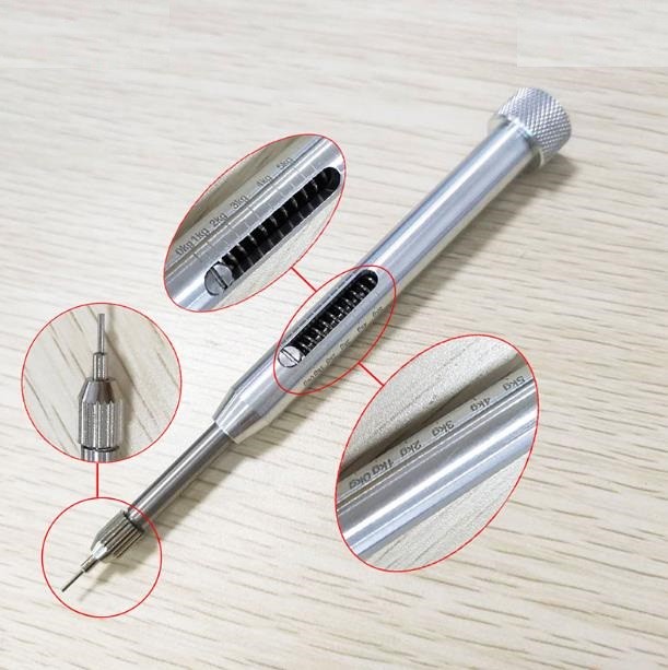 Dynamometer Tool with 0.7mm 0.8mm 0.9mm 1.0mm Tip for Watch Repair Max. Testing 5KGS Force