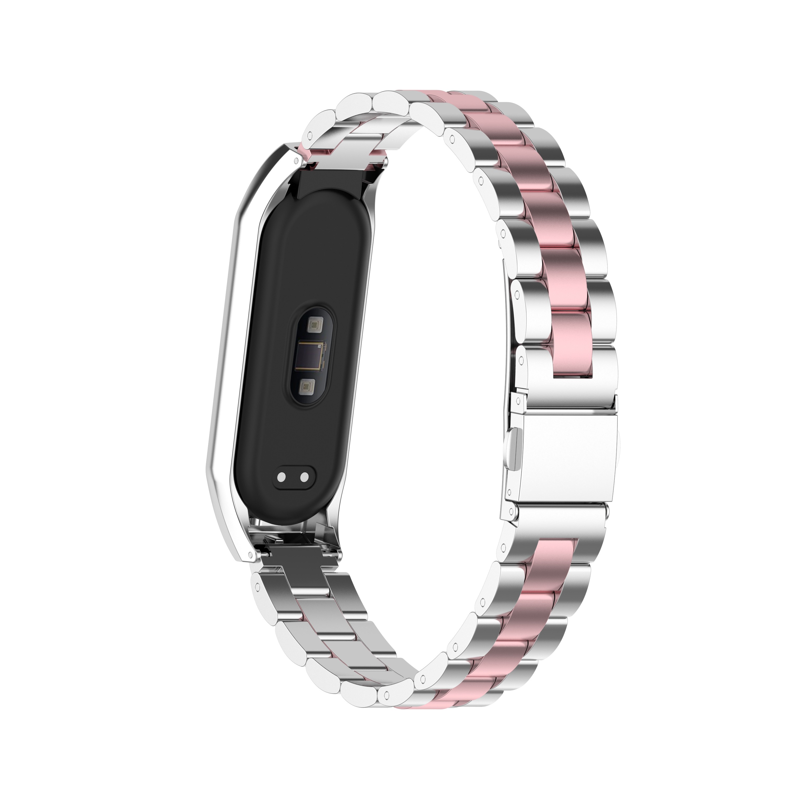 Stainless Steel Metal Strap For Mi Band 6 Xiaomi Mi Band 5 4 3 Band Compatible Bracelet Wristband Mi Band 6 5 4 3 Accessories