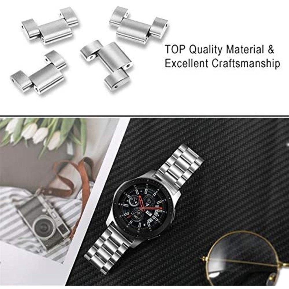22mm Metal Strap For Samsung Galaxy Watch 3 4 Band Stainless Steel Mesh Bracelet For Apple Watch Series 7 6 5 4 3 2 SE Wristband
