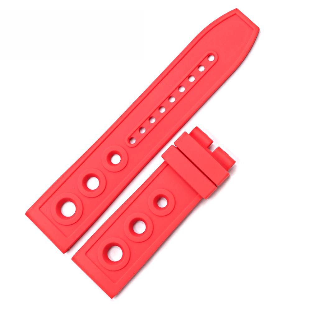 CARLYWET - Rubber and silicone replacement watch strap, 22 24 mm, wholesale, high quality, for Breitling Superocean