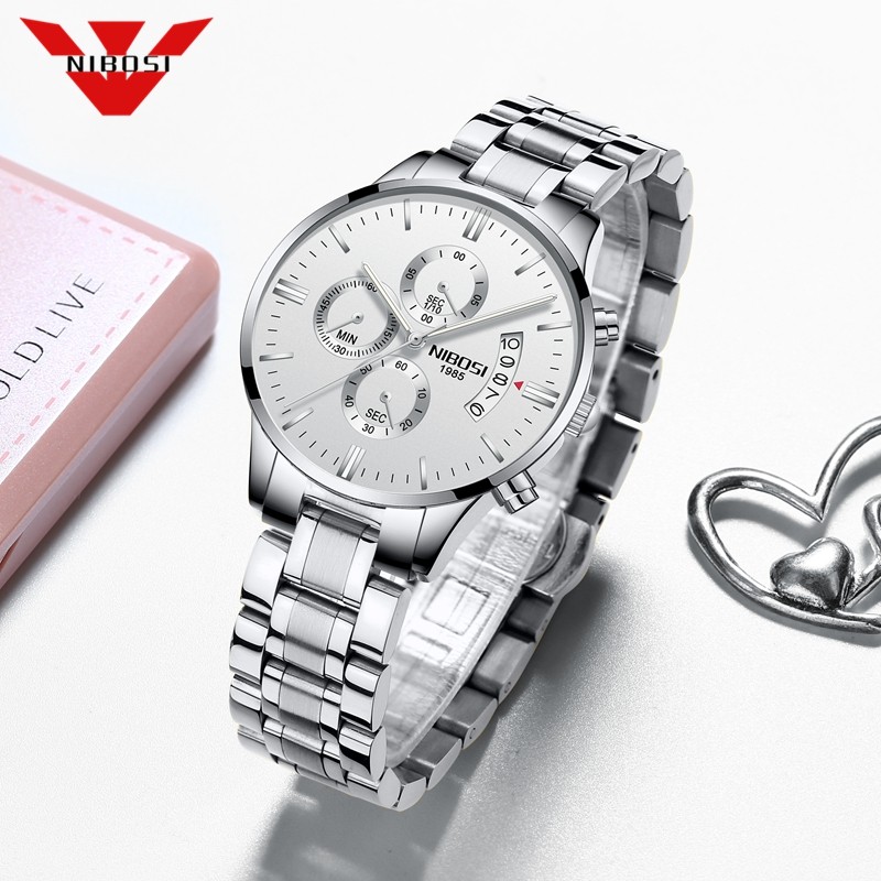 NIBOSI Watch for Women Luxury Brand Female Chronograph Women's Watch Luxury Lover Watch Classic Lady Watch Relogio Feminino