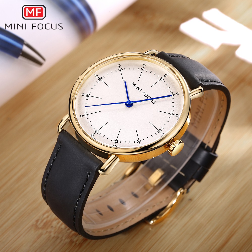 Men's Quartz Watches 2020 Waterproof Luxury Brand Men's Watch Classic Dress Fashion Casual Small Focus Genuine Leather Strap