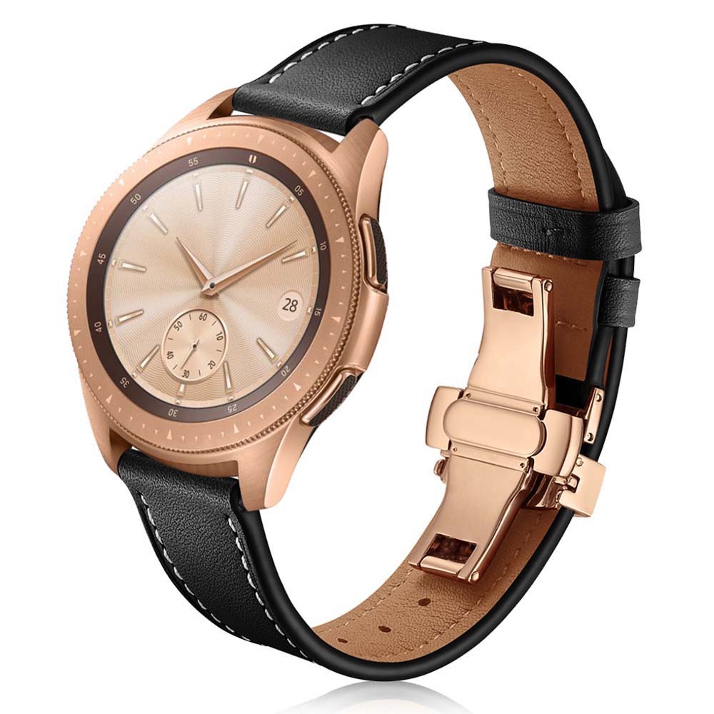 20 22mm Leather Strap For Huawei Watch GT 2 46mm Watch Band For Samsung Galaxy Watch 4 40/44mm Calsssic 46 42mm Active2 Bracelet