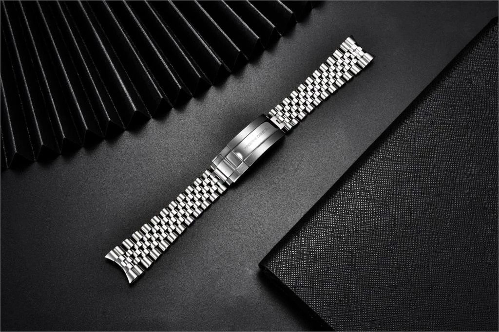 PAGANI DESIGN Original For PD1662, PD1651 Watch 316L Stainless Steel Band Jubilee Band Bracelet Width 20mm, Length 220mm