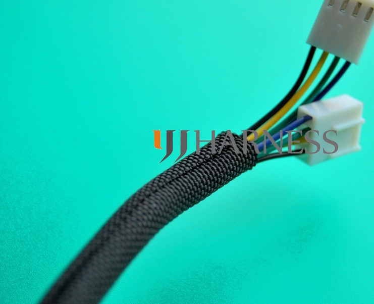 Expanded Braided Cable Sleeve PET Self Closing Insulated Flexible Tube Hose Wire Wrap Protection